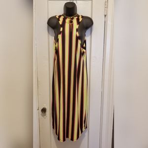 Stripe midi dress